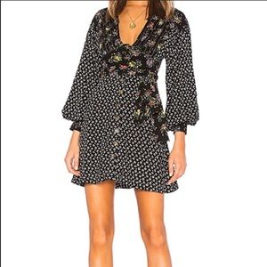 Free People Dress Wonderland Mini Floral Revolve S